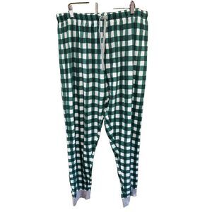 Honest Baby Clothing Men Check Organic Cotton Sustainable Adult Pajama Bottoms